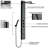 55.12'' Shower Panel with Dual Shower Head-97933653