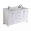 Bathroom Stone Vanity Top With Undermount Ceramic Sink And  Faucet Hole With