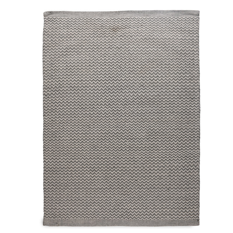 Machine Woven Natural/Black Indoor Rug, Rectangle 190 x 290cm