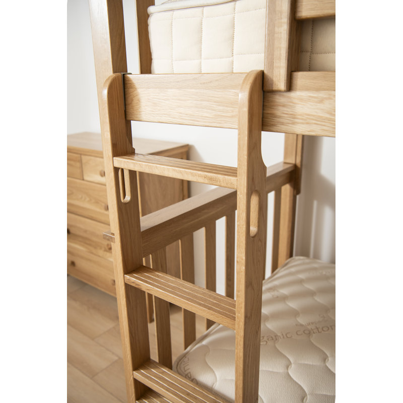 Savona FSC®-Certified Oak Kids Bed/Bunk Bed, Twin/Twin Kids Bunk Bed, Natural