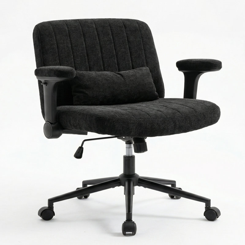 Chaise de bureau Criss Cross, Noir