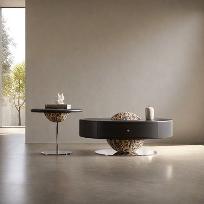 Table basse moderne et classique de style rétro