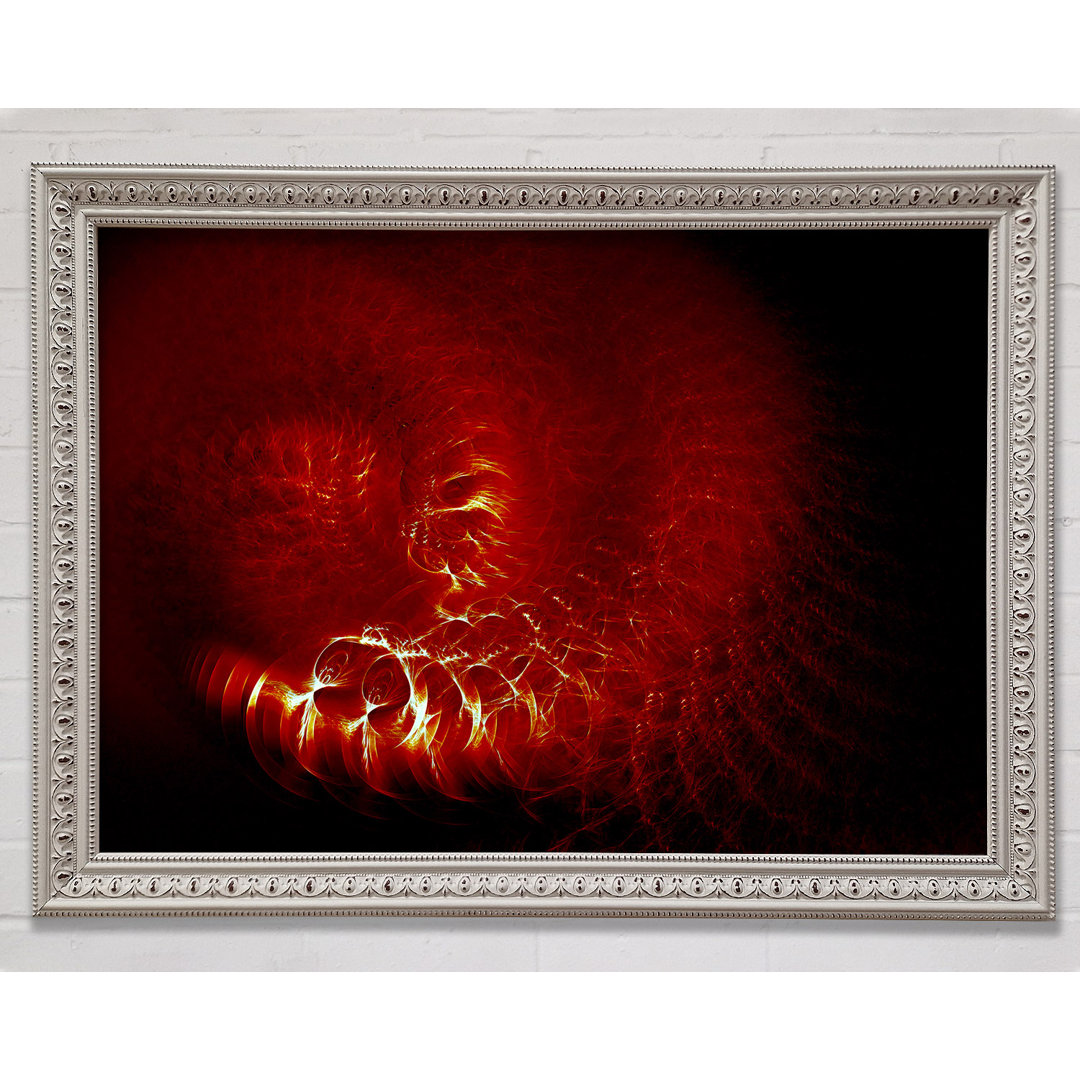 Time Tunnel Vibrant Red - Druck