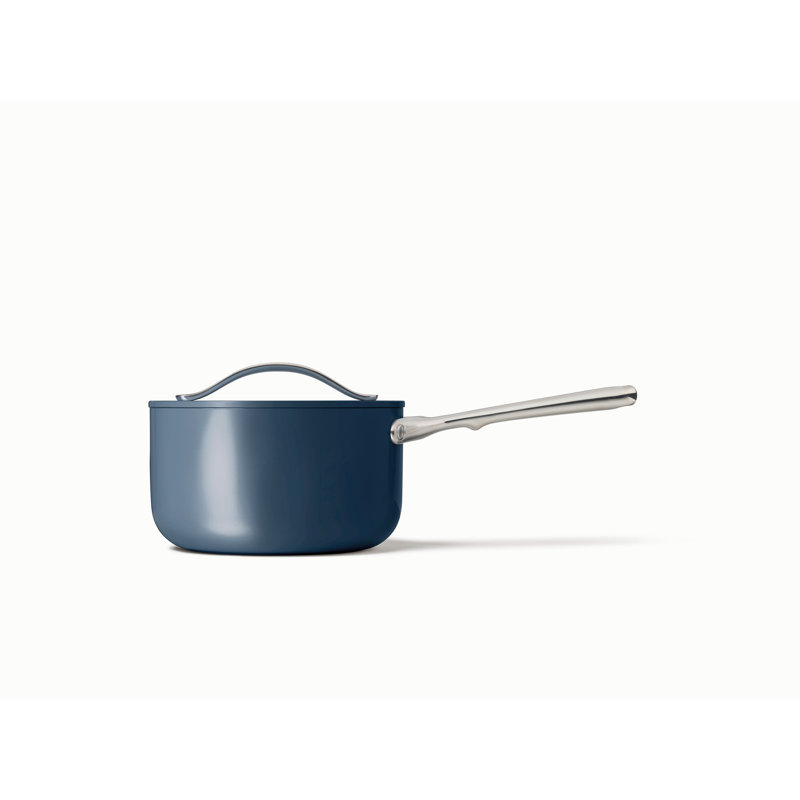 Caraway Casserole antiadhésive en céramique, Marine, 3 pintes