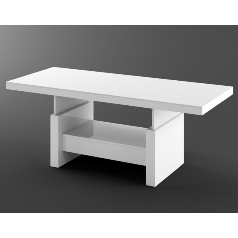 Saban   Coffee Table, White