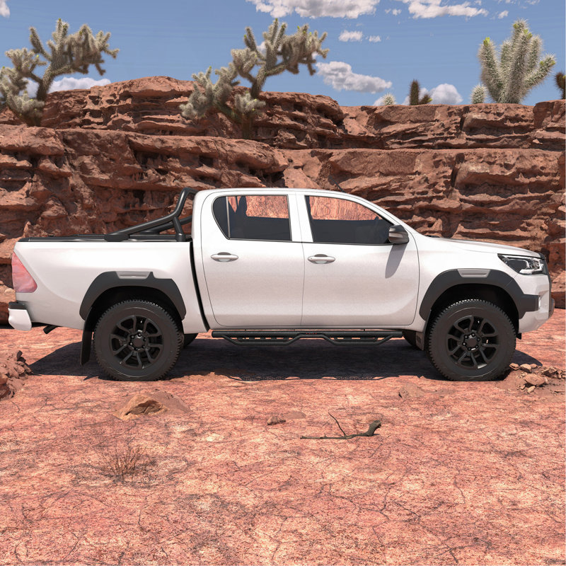 Running Boards Side Steps For 2024 2026 Toyota Tacoma Double Cab Drop Nerf Bars