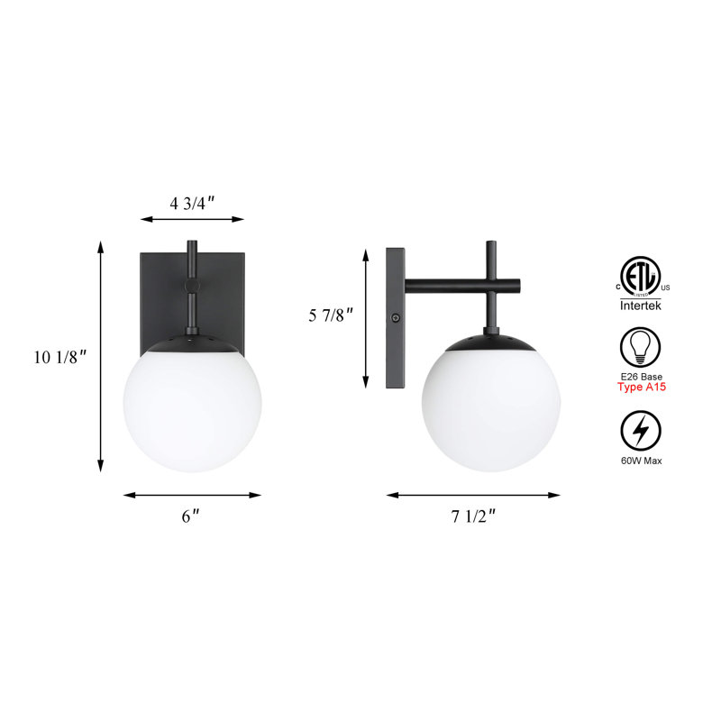 Kaylinn Iron Armed Sconce
