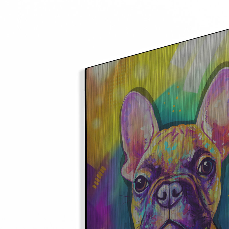 «Pop Art French Bulldog» par Furbaby Affiliates, H 24 po x l 16 po