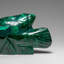 Genuine Polished Malachite Fish Carving (422.2 Grams)