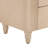 Emerson Fluted Wooden Nightstand With 3 Drawers & Gold Handles-1234717705
