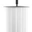 Pommeau de douche mince à effet pluie, fixation au plafond, style carré-123846342-123846344-123846347