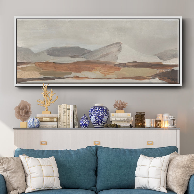 Dusky Mountain II- Framed Canvas