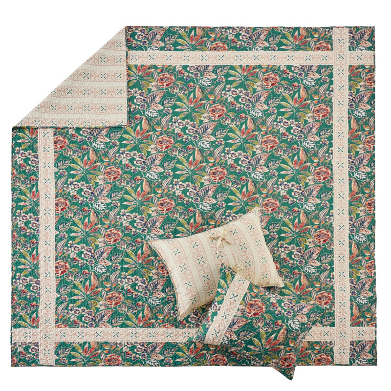 Ensemble de courtepointe multiple Kaia de Greenland Home Fashions – Twin/XL, 2 pièces