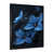 Impression noire sur toile encadrée