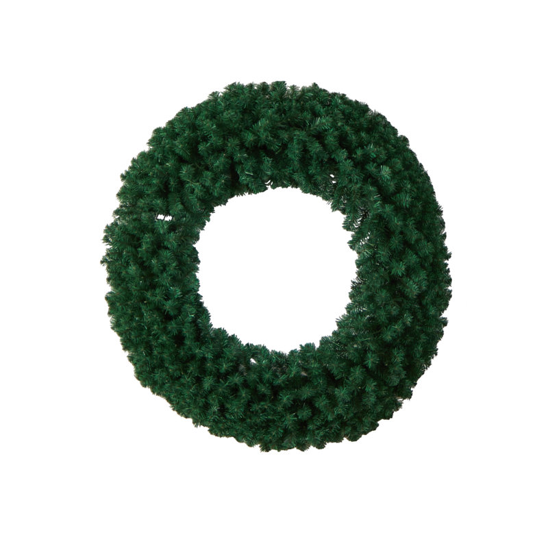 Faux Lighted Fir 48'' Wreath