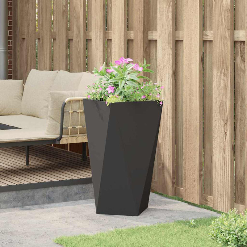 Planter Box, 75cm H x 40cm W x 40cm D, Black