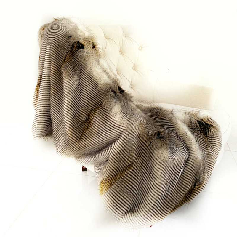 Knitted Throw Blanket, 70" W x 90" L, Blanket