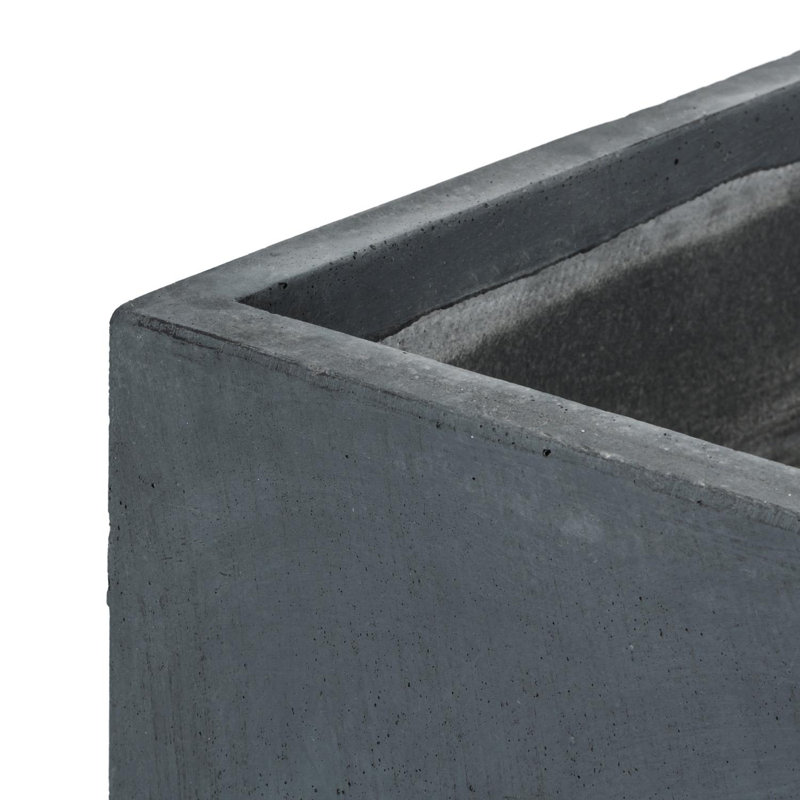Blumfeldt Planter Box, 80cm H x 40cm D x 40cm W, Anthracite