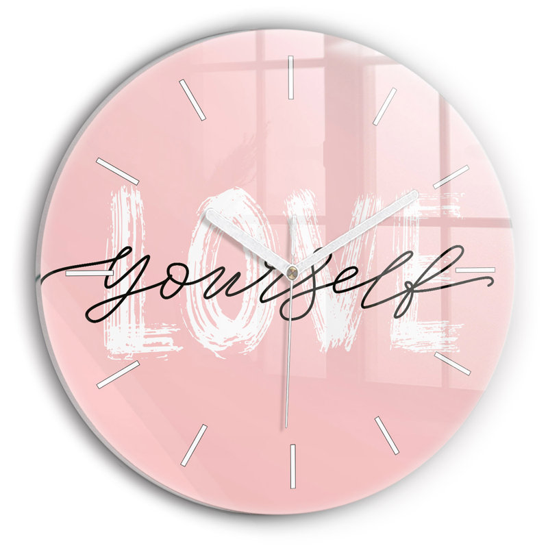 Glass Wall Clock