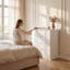 Solid Wood Square Accent Cabinet