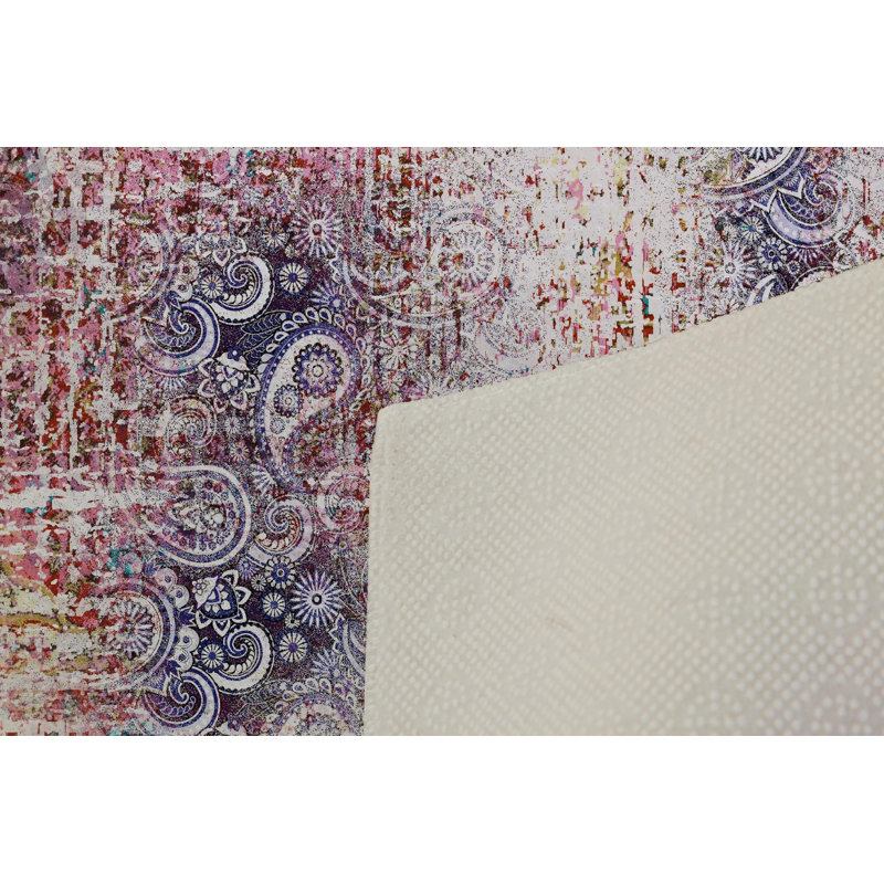 Premium Hall Carpet, 31.5 x 59.1 Inches | 100% Polyester, 0.4 in Pile Height, Antibacterial & Non-Slip PVC Dot Underside | Woven Design with 3D Digital Printing, Machine Washable, Ideal for Home Decor & Entryways