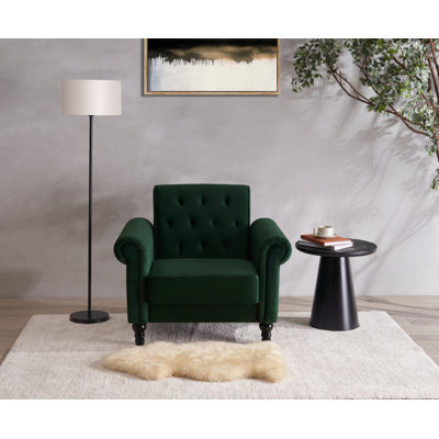 Aiofe Velvet Chesterfield Chair