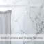 Tringle à rideau de douche droite réglable 42 po-21835178