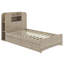Structure de lit simple avec lit gigogne Manhattan-548837628