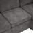 L-shaped Sectional Sofa Bed with Pull-Out Sleeper and Hidden Storage for Living Rooms-2111281720