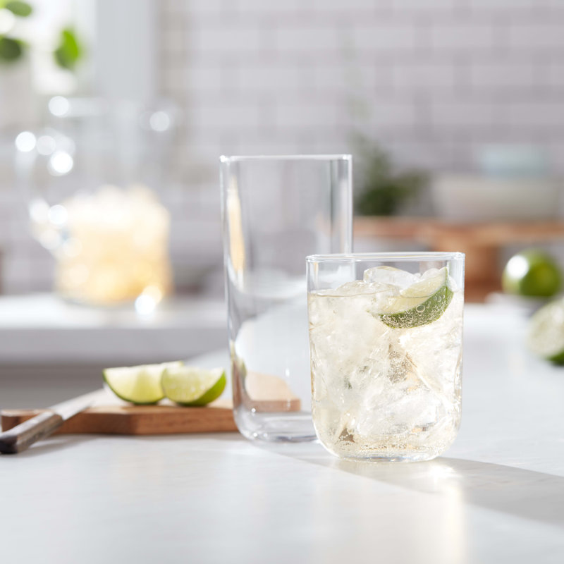 Polaris 16-Piece Tumbler and Rocks Glass Set, Axis