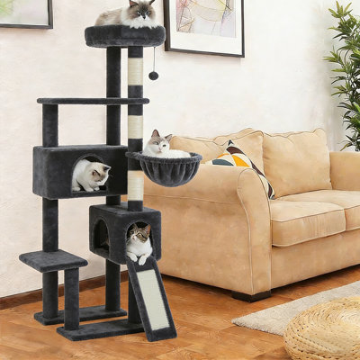 Ephie 60" Multi-Level Tall Cat Tree Cat Tower for Indoor Cats