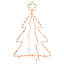 Motif de sapin de Noël illuminé