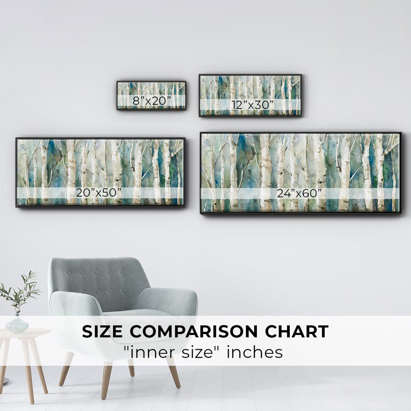 Birchwoods- Framed Canvas