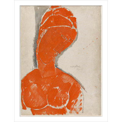 Rune "Female Bust in Red" Print