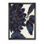 Cadre photo « indigo gold métallique fleur », reproduction sur toile-48412209-48412210