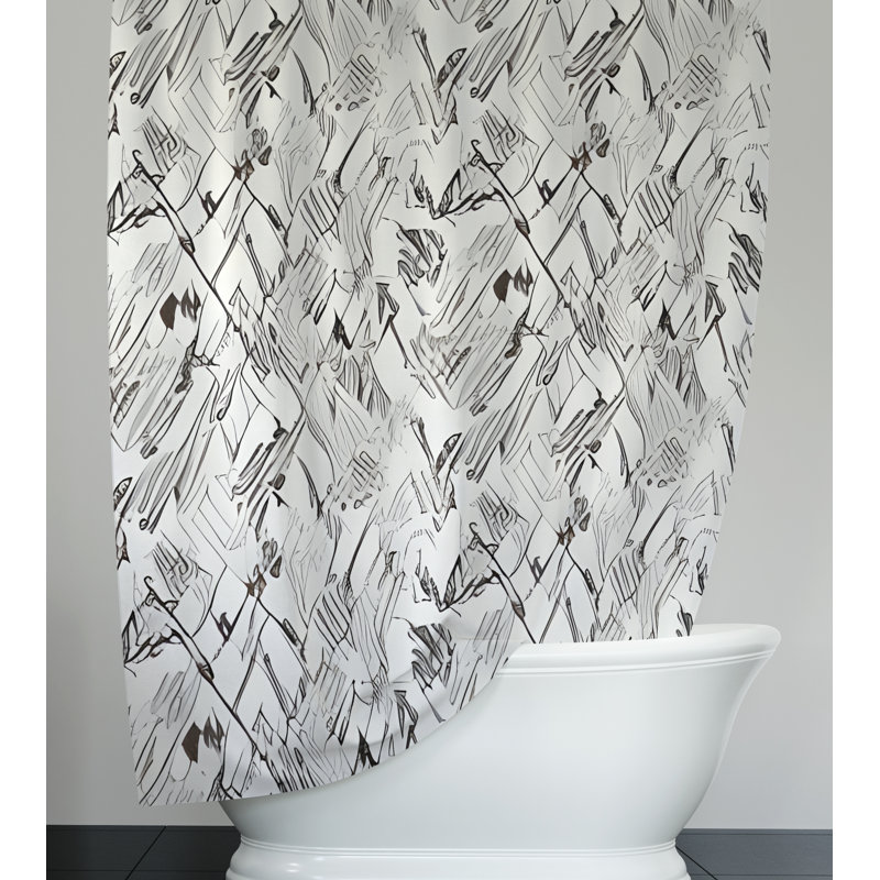 Rideau de douche Edesville, H 72 po x l 70 po
