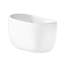 Baignoire de trempage autoportante en acrylique 51 "avec drain et plateau en bambou Streamline-62783511