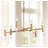 Caitlin-Jo 12 - Light Iron Sputnik Modern Linear Chandelier