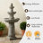 52” Large Floor-Standing Water Fountain