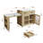 Jamirrah  Kitchen Island with Extendable Table-1943383803