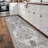 Washable Area Rugs - Large Rugs for Living Room Stain Resistant Carpet Vintage Rugs for Bedroom with Non Slip Backing Home Decor Floor Decoration Mat ( Grey)-264822890