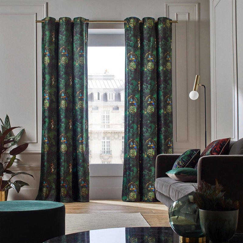 Eyelet Room Darkening Curtain