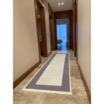 Tapis en coton Roslie avec envers antidérapant