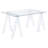Glass Top Writing Desk