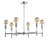 Cushing 6 - Light Sputnik Modern Linear Chandelier
