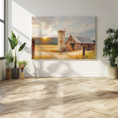 Golden Harvest, Large Canvas Print