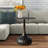 Elivra Iron Top End Table