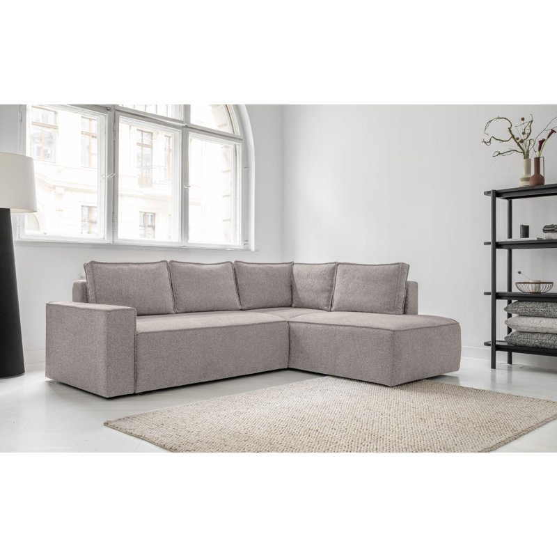 Brave Dave 6 Seater Corner Sofa , Salt/Pepper