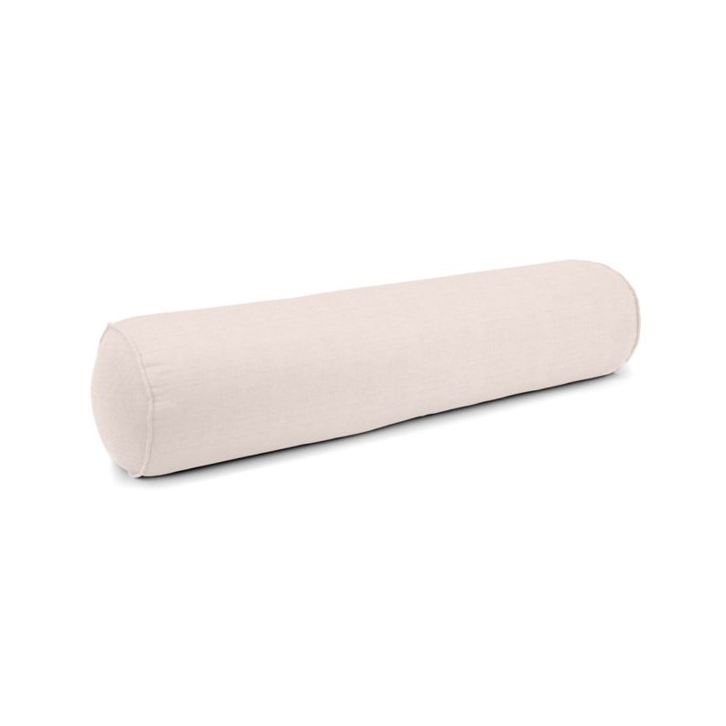 Linen Bolster Pillow Cover & Insert, Cameo, 9" x 36"
