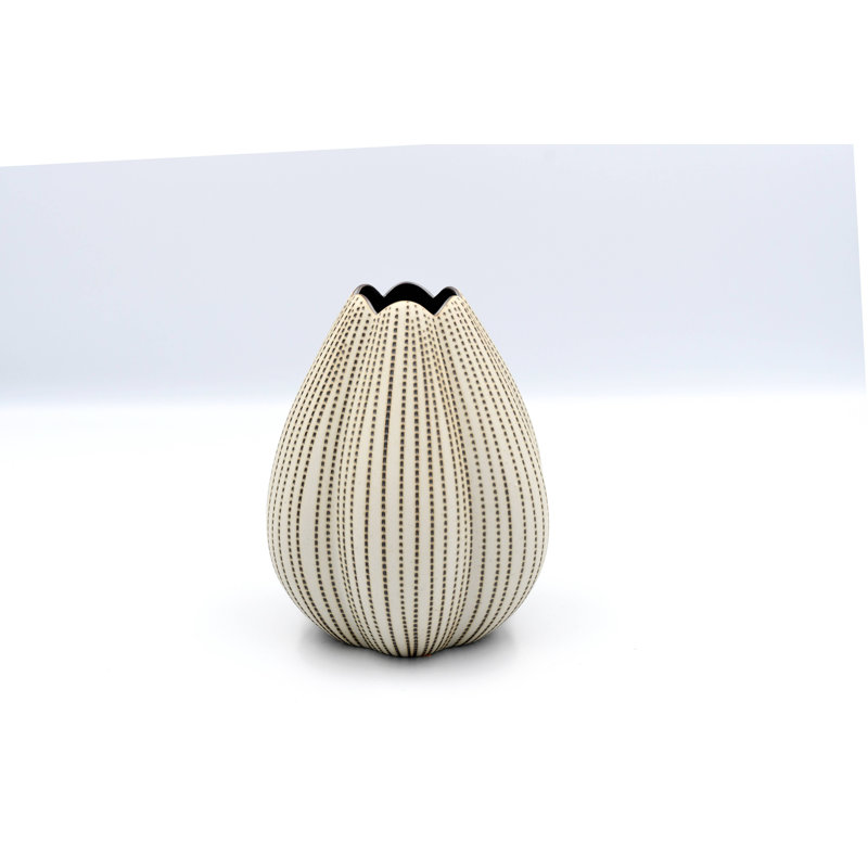 Aliva Jar, Brown, 5.4" H x 4.1" W x 4.1" D